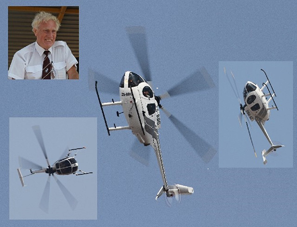 A montage of one of Dennis' MD500 displays