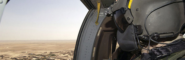 Modern helicopter aircrew helmets mount a whole range of accessory items.