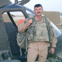 CWO2 Robert Mills did two deployments to Iraq flying the Kiowa Warrior.