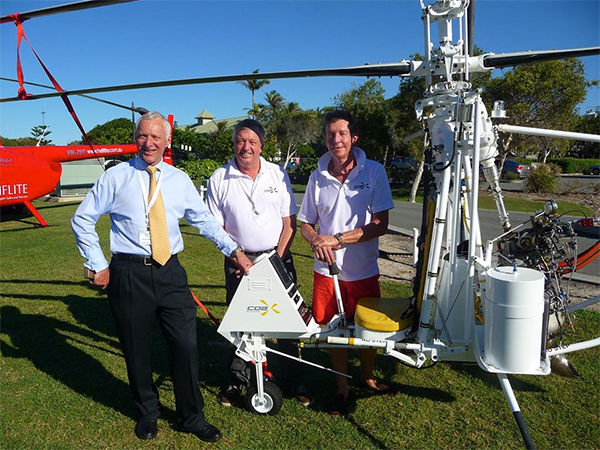 Some of the CoaX Helicopter team at RotorTech 2014