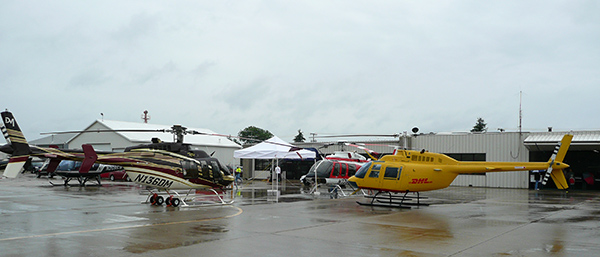 Credit: Bell Aircraft Museum - Display parking at Rotor n' Ribs 2015