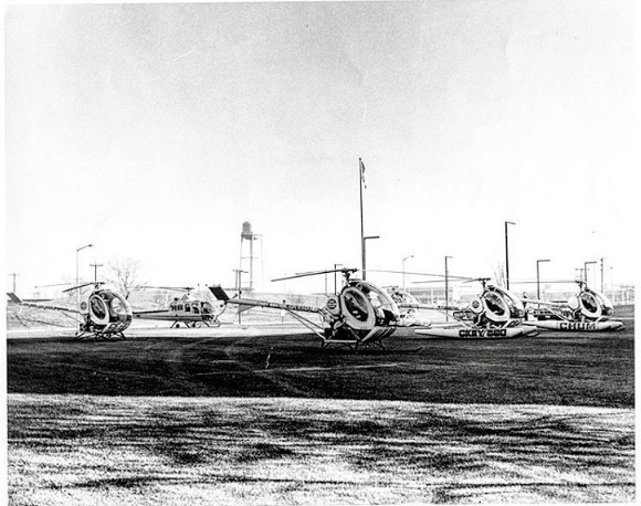 The radio stations in Toronto were each operating their own helicopters to cover traffic news. 