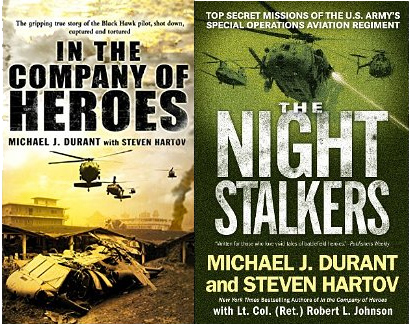 Books co-authored by Mike Durant about his experiences and those of the 160th SOAR