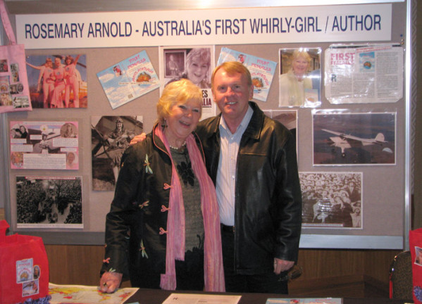 Rosemary Arnold with Australian Astronaut Andy Thomas